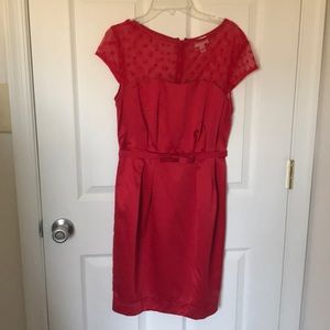 Romantic red dress